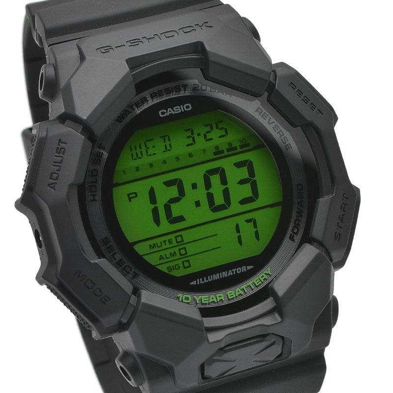G-SHOCK カシオ Gショック GD-010BEG-1JF 男性 黒 緑 爆買 : 腕時計
