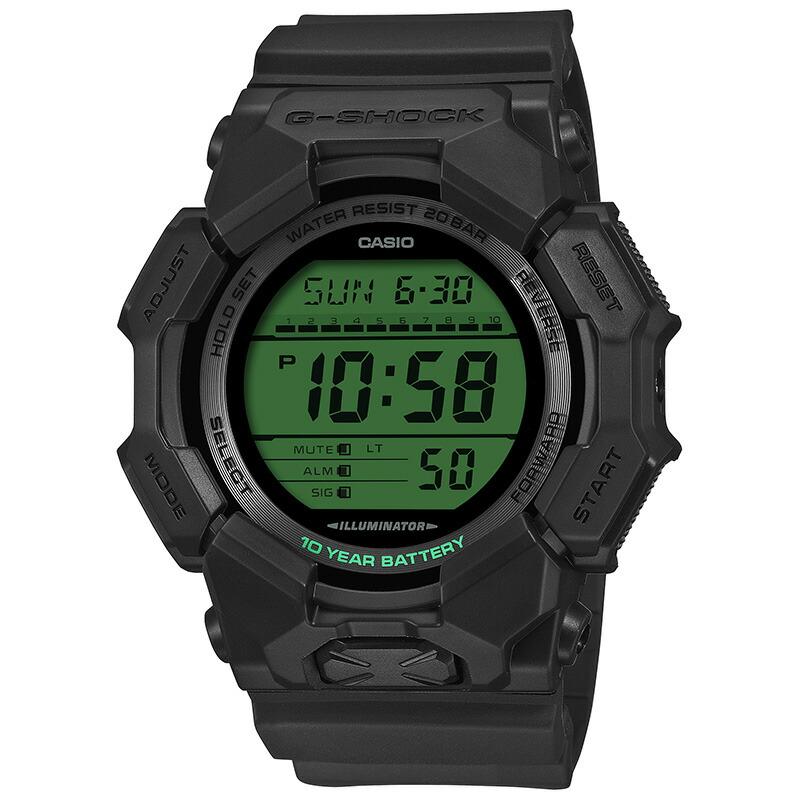 G-SHOCK カシオ Gショック GD-010BEG-1JF 男性 黒 緑 爆買 : 腕時計