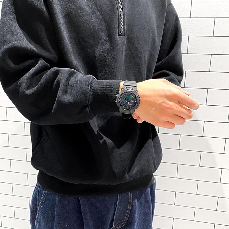 カシオ Gショック G-SHOCK GA-B010BEG-1AJF 男性 黒 緑 Bluetooth 爆買の画像