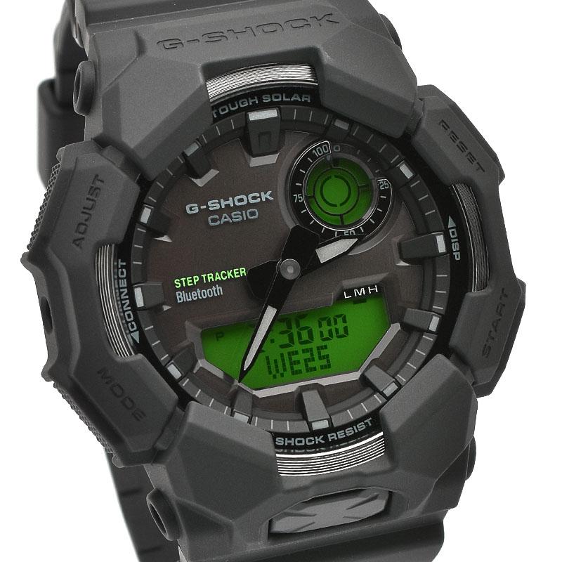 カシオ Gショック G-SHOCK GA-B010BEG-1AJF 男性 黒 緑 Bluetooth 爆買の画像