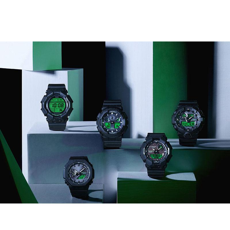 カシオ Gショック G-SHOCK GA-B010BEG-1AJF 男性 黒 緑 Bluetooth 爆買の画像