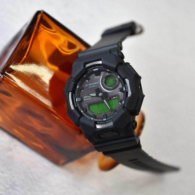 カシオ Gショック G-SHOCK GA-B010BEG-1AJF 男性 黒 緑 Bluetooth 爆買の画像