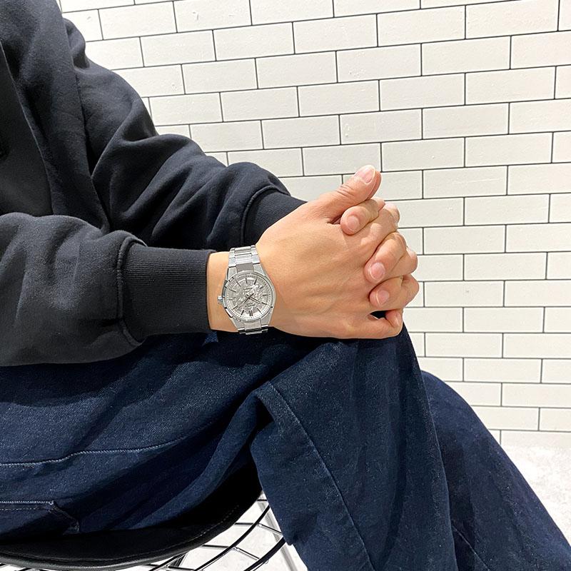 カシオ エディフィス EDIFICE AUTOMATIC EFK-110D-7AJF 男性 オートマチック メカニカル 爆買の画像