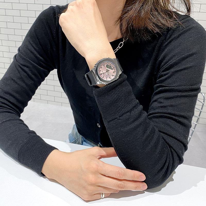 カシオ Gショック G-SHOCK GM-S2110SR-1AJF ユニセックス 偏光ガラス メンズ レディース 爆買の画像