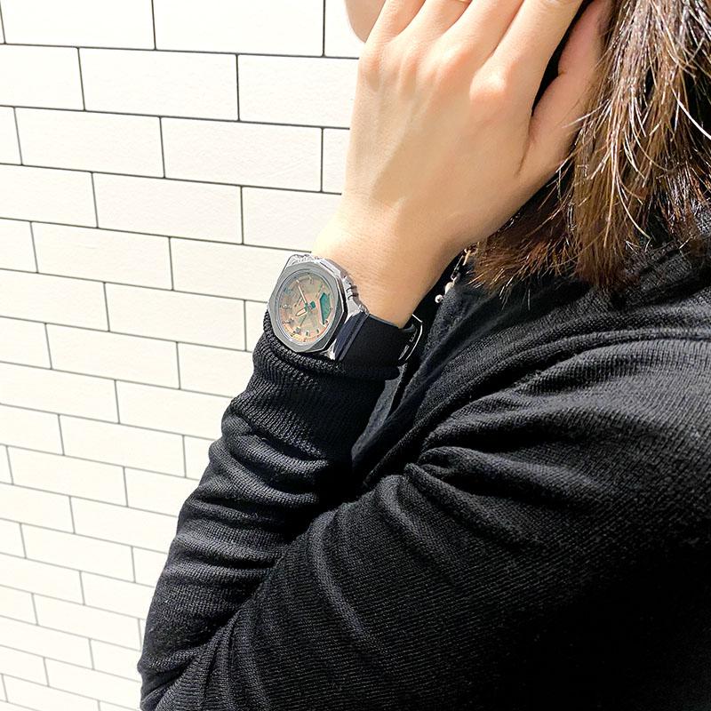 カシオ Gショック G-SHOCK GM-S2110SR-1AJF ユニセックス 偏光ガラス メンズ レディース 爆買の画像