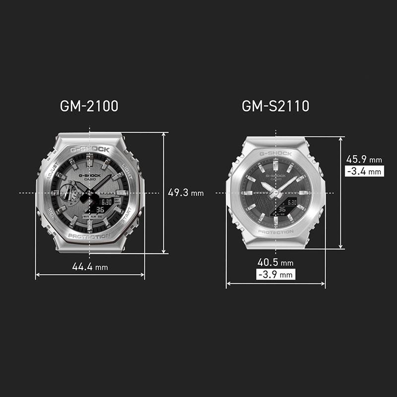 カシオ Gショック G-SHOCK GM-S2110SR-1AJF ユニセックス 偏光ガラス メンズ レディース 爆買の画像