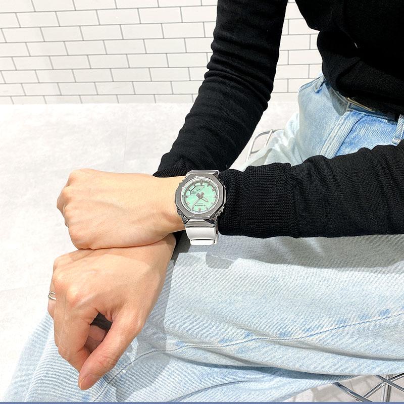 カシオ Gショック G-SHOCK GM-S2110SR-7AJF ユニセックス 偏光ガラス メンズ レディース 爆買の画像