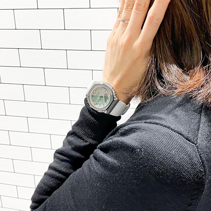 カシオ Gショック G-SHOCK GM-S2110SR-7AJF ユニセックス 偏光ガラス メンズ レディース 爆買の画像