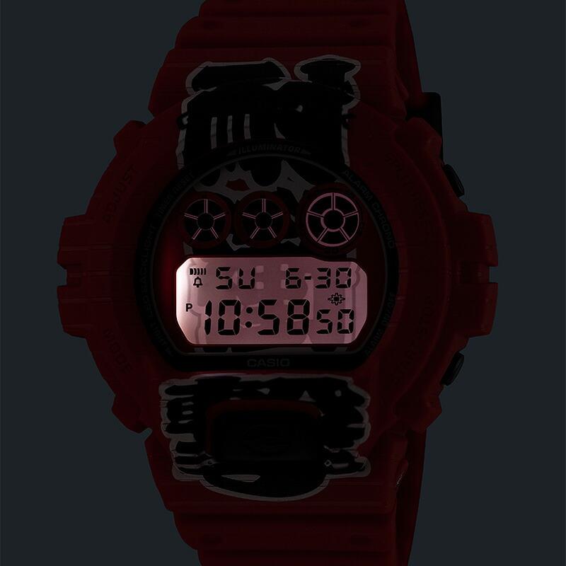G-SHOCK カシオ Gショック DW-6900AKA-4JR 男性 ちょうちん 日本文化