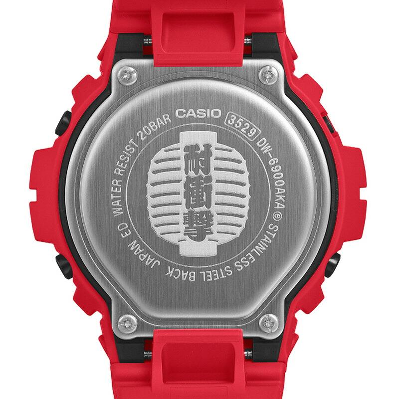G-SHOCK カシオ Gショック DW-6900AKA-4JR 男性 ちょうちん 日本文化