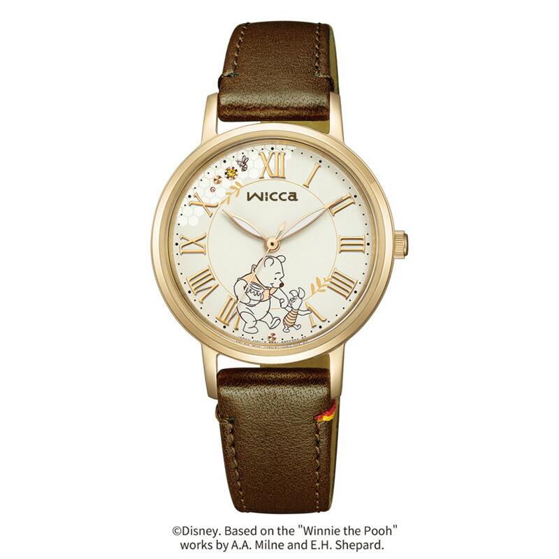 シチズン ウィッカ CITIZEN wicca Disneyコレクション 限定モデル 『くまのプーさん』 限定650本 KP5-123-90 レディース ソーラー ディズニー 爆買の画像