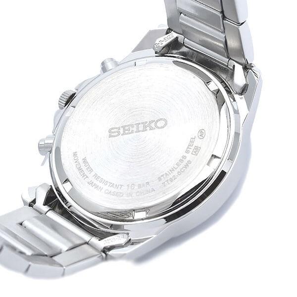 セイコー 腕時計 メンズ 逆輸入モデル クロノグラフ SEIKO SND309P1 ブラック メタルバンド｜10keiya｜09