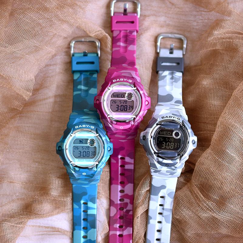 BABY-G カシオ ベビーG CASIO BG-169CMB-8JF 女性 迷彩 爆買 : 腕時計