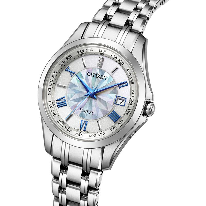 シチズン エクシード CITIZEN EXCEED ペア 限定モデル 限定400本 EC1120-59W レディースソーラー電波 爆買の画像