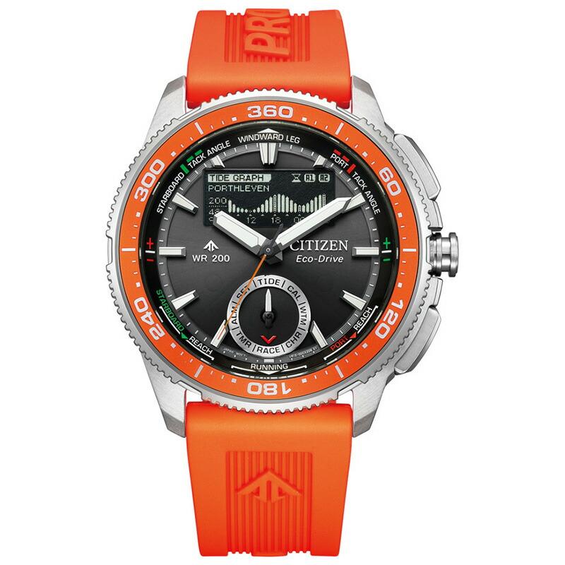 シチズン プロマスター CITIZEN PROMASTER MARINEシリーズ Wave Tracker ヨットタイマー JV3000-13E メンズ マリン エコドライブ ソーラー 爆買の画像