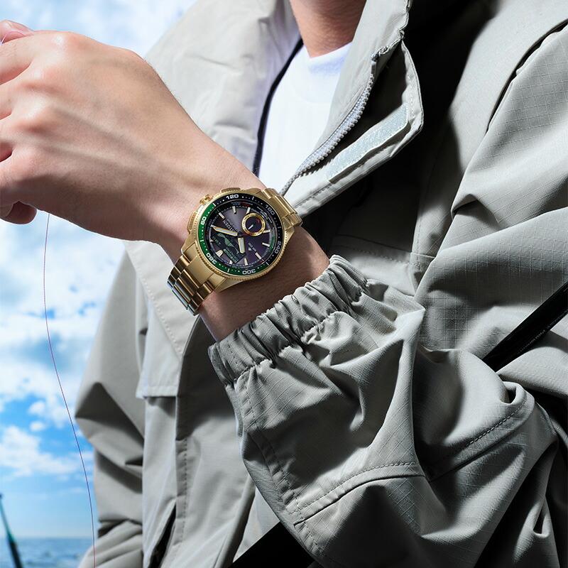 シチズン プロマスター CITIZEN PROMASTER MARINEシリーズ Wave Tracker ヨットタイマー JV3002-51E メンズ マリン エコドライブ ソーラー 爆買の画像