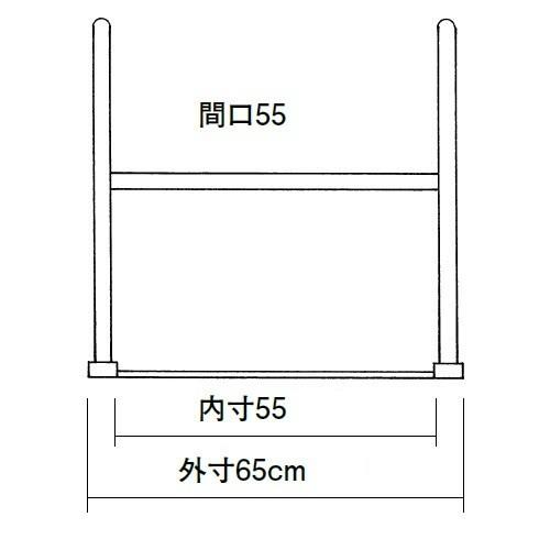 カートゲート (W55×D200)連結　中日販売　業務用　ショッピングカート用 |  | 01