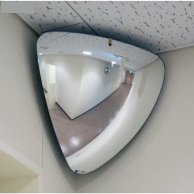 ラミコーナー W328×H279×D246　コミー　カーブミラー　コーナーミラー　防犯ミラー | 