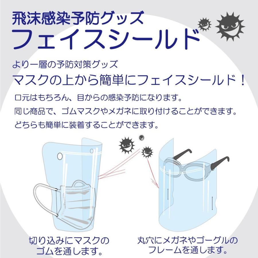 ★在庫有★【使い捨てタイプ】飛沫防止 フェイスシールド 1枚 フェイスガード Withコロナ フェイスプロテクター フェイスマスク フェイスカバー FACESHIELD |  | 01