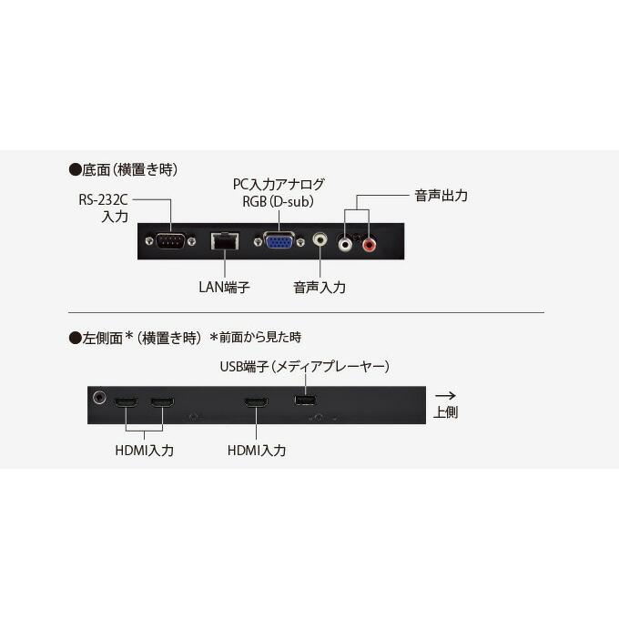 シャープ デジタルサイネージ 43インチ PN-HW432 垂直型イーゼルスタンドセット SHARP | SHARP | 02