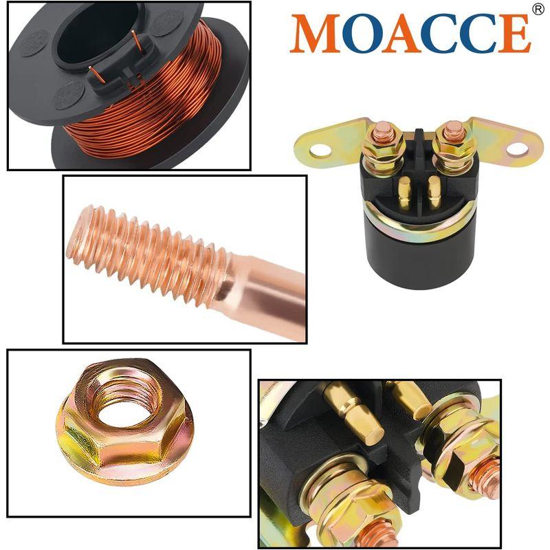 MOACCE バイク 用 セルリレー スターターリレー 互換性モデル スズキ GN125 1991-1997/GSF400 1991-199｜110110-3｜03