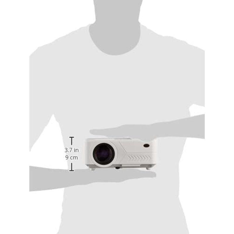 エアリア　LED　PROJECTOR3　White　2500ルーメン180　ANSIルーメン最大150インチ　フルHD入力対応　投影解像度