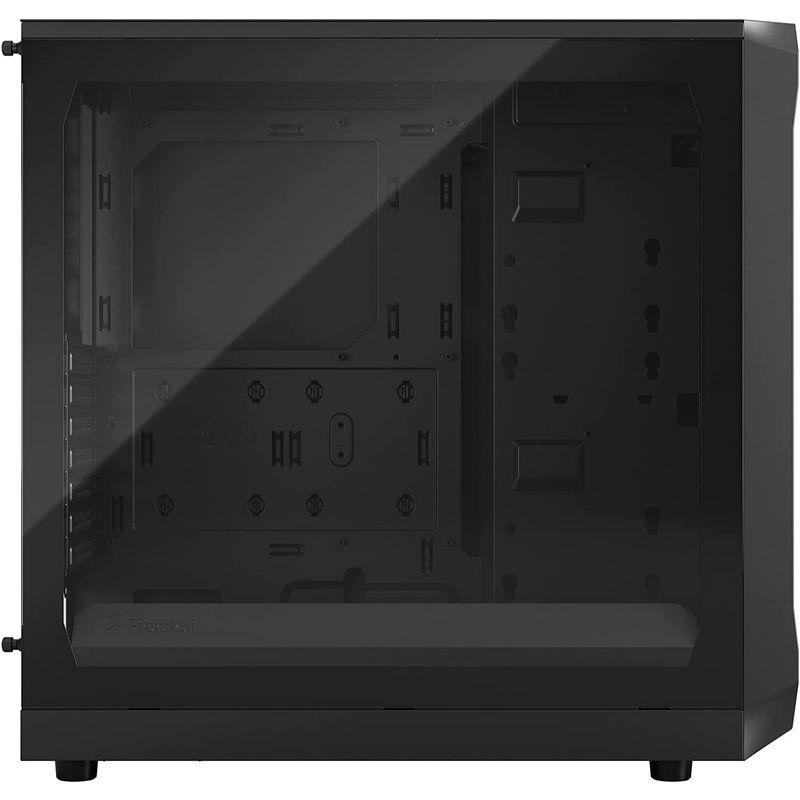 Fractal Design Focus 2 Black TG Clear Tint エアフロー重視 強化ガラスパネル採用 ATX PCケー｜110110-3｜05