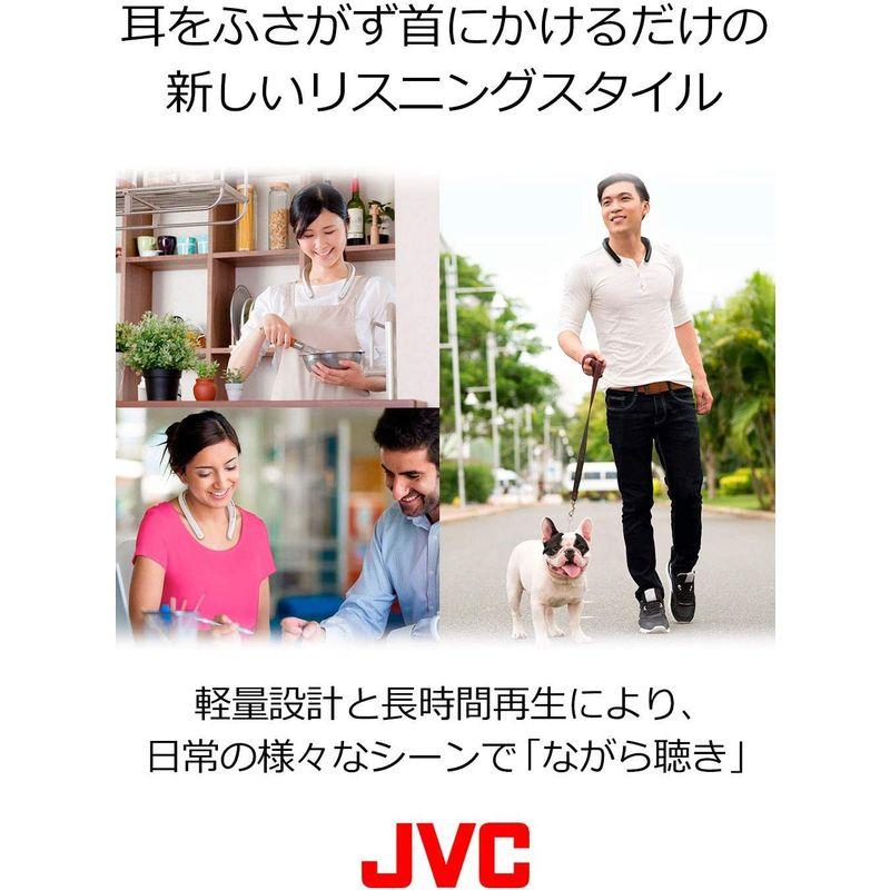 JVC NAGARAKU SP-A10BT-B ウェアラブルネックスピーカー ワイヤレス Bluetooth 約20時間連続再生 本体約88｜110110-3｜08