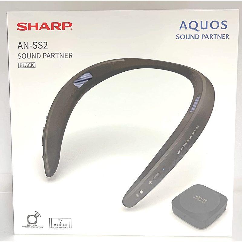 シャープ Bluetooth送信機同梱 テレビ用ワイヤレススピーカー（ブラック）生活防水（IPX4相当）対応AQUOSサウンドパートナー A｜110110-3｜05