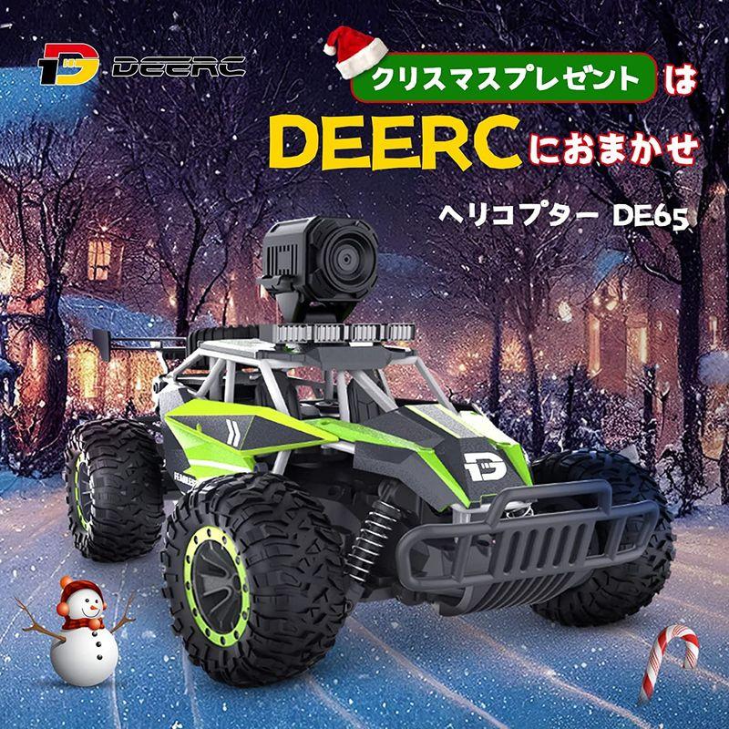 DEERC ラジコンカー RCカー 子供向け オフロード 1080Pカメラ付き 