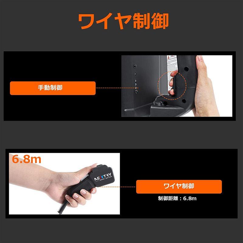 NEWTRY　電動ウインチ　電動ホイスト　小型クレーン　家庭用　1500W　吊り上げ能力100?　ワイヤ制御　業務用　巻き上げ機　110V