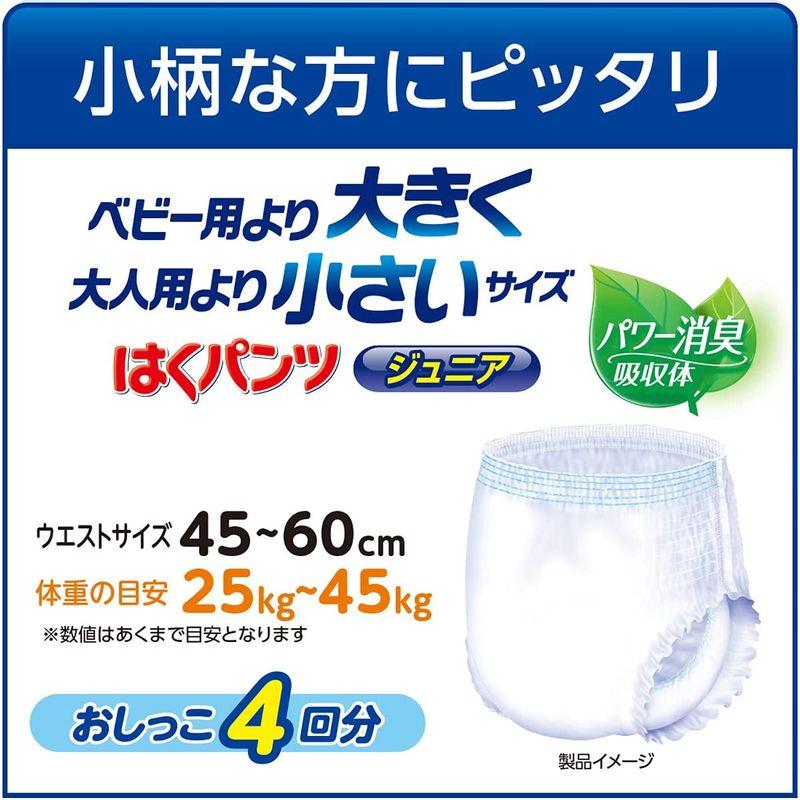 リフレ はくパンツジュニア 男女兼用 SSサイズ 20枚入介助があれば歩ける方に 立てる・座れる方に｜110110-3｜02