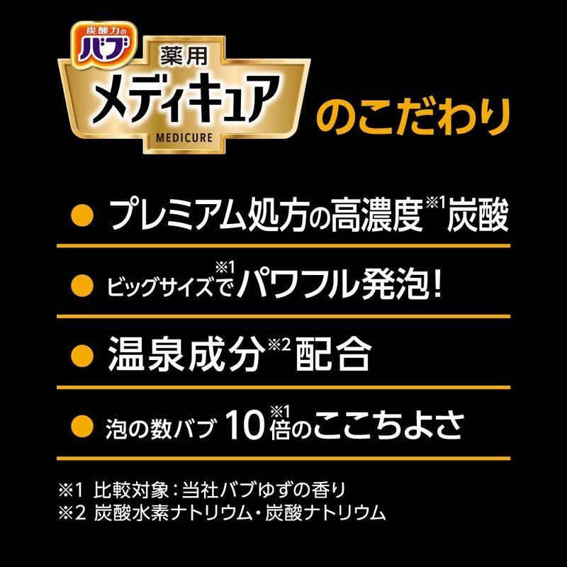 バブ メディキュア 森林の香り 6錠入 高濃度 炭酸 温泉成分 (泡の数バブの10倍)｜110110-3｜03