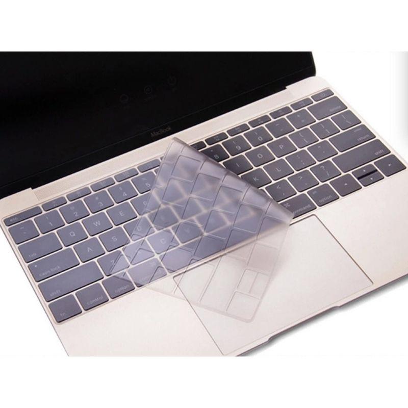 Zaggass. MacBook Retina 12inch 専用キーボードカバー USキーボード クロス付き クリア｜110110-3｜02