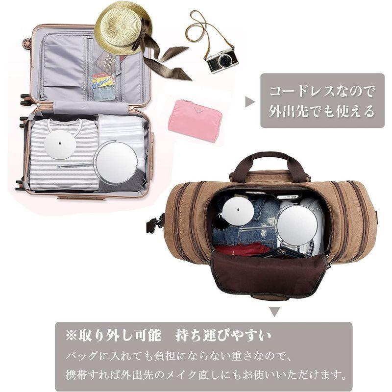 56%以上節約56%以上節約Cerdeco シンプルデザイン 真実の両面鏡DX 5倍拡大鏡 360度回転 卓上ミラー スタンドミラー メイクアップ 化粧道具 (S・鏡面 手鏡 YINGJEE 鏡 卓上 化粧 ミラー (鏡面20cm) 両面鏡 等倍鏡3倍拡大鏡 卓上鏡 360度回転 シンプル シルバー 円型