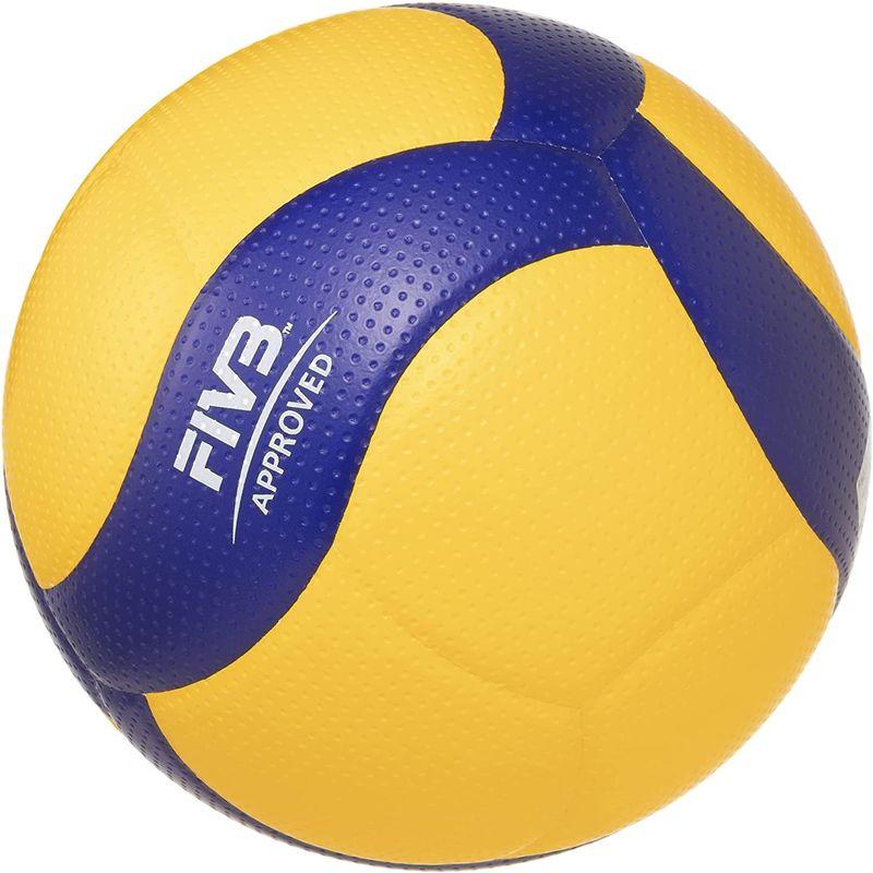 ミカサ(MIKASA) バレーボール 5号 国際公認球 検定球 一般・大学・高校 イエロー/ブルー V300W 推奨内圧0.3(kgf/?)
