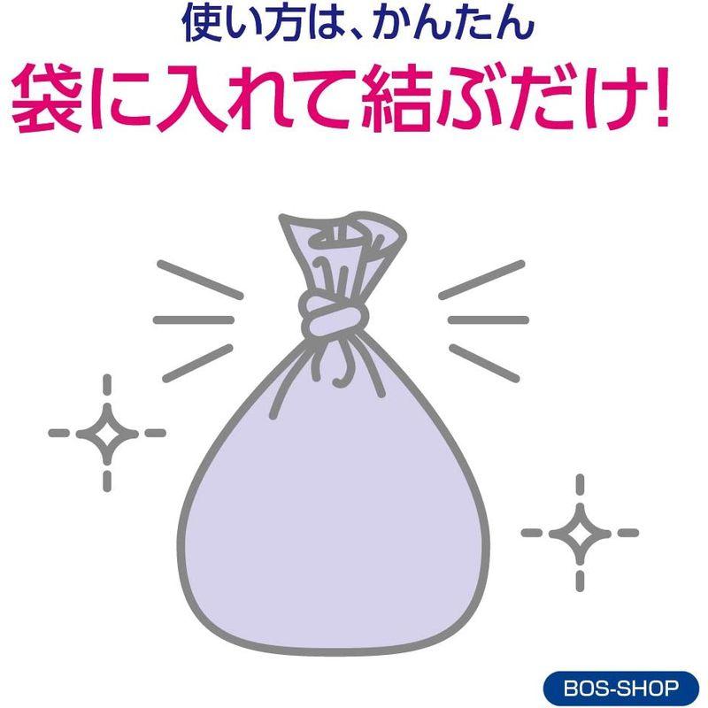 驚異の防臭袋 BOS (ボス) ストライプパッケージ /ラベンダーSSサイズ200枚入 赤ちゃん用 おむつ ・ ペット うんち ・ 生ゴミ｜110110-3｜06