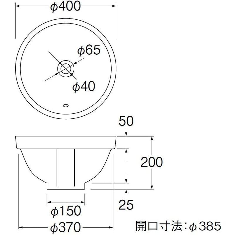 SANEI(旧社名:三栄水栓製作所)　洗面器(オーバーフロー)　HW1024P-001