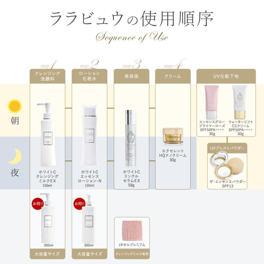 ララビュウ 新エクセレントＨＱナノクリーム 30g 保湿 シワ 透明感 毛穴 エイジングケア DEJペプチド ビタミンC誘導体 レチノール｜110110-3｜09