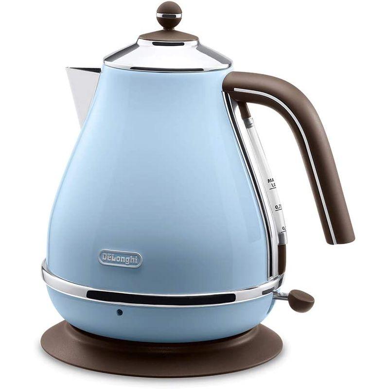 デロンギ(DeLonghi) ?電気ケトル アイコナ・ヴィンテージ コレクション ?アズーロブルー 1.0L ?KBOV1200J-AZ｜110110-3｜10