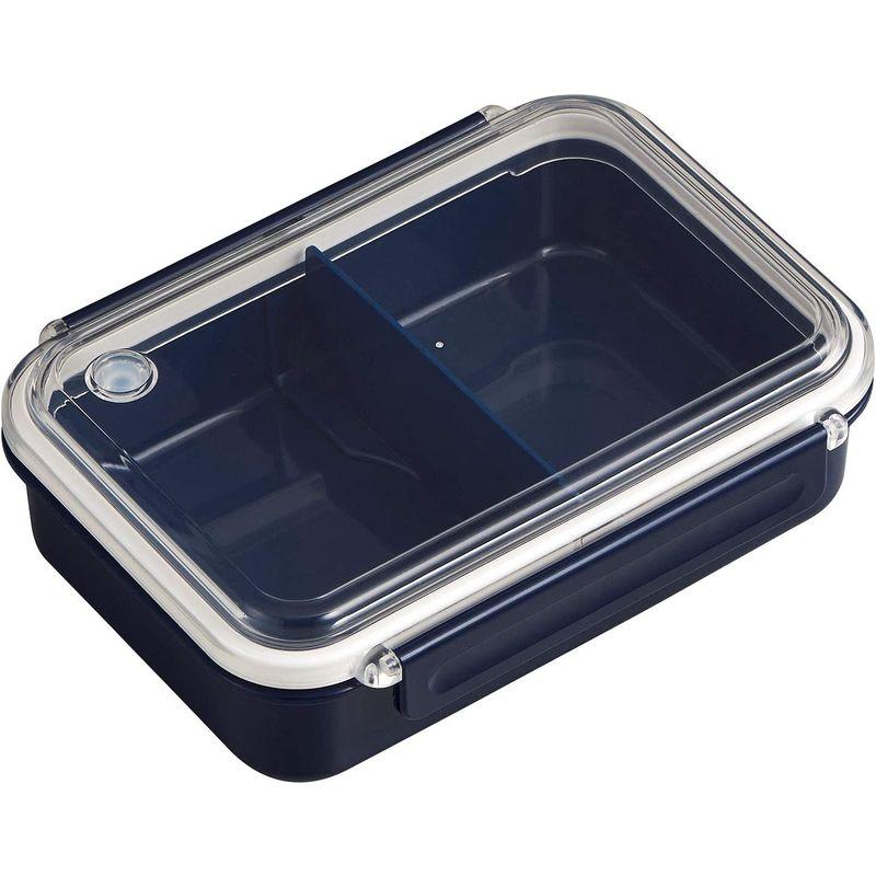 OSK 弁当箱 ランチボックス まるごと冷凍弁当 ネイビー 650ml 保存容器/冷凍OK/レンジOK/レシピ付/仕切付 日本製 食洗機対応｜110110-3｜06