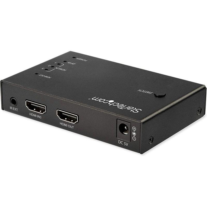 StarTech.com 4入力1出力HDMIディスプレイ切替器 3x HDMI1x DisplayPort 4K60Hz対応 マルチポート｜110110-3｜06