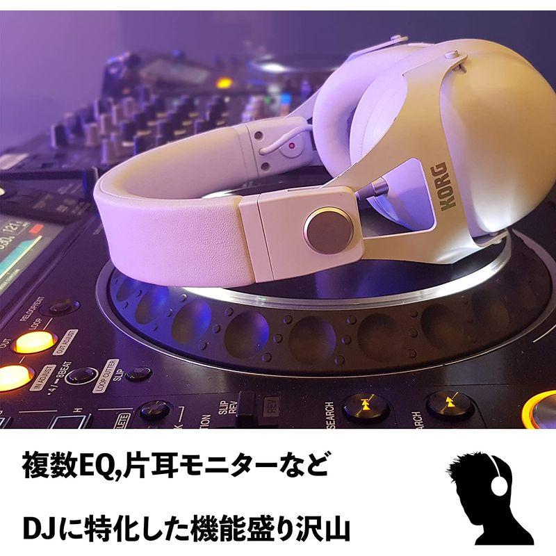 KORG ノイズキャンセリング DJヘッドホン NC-Q1 BK ブラック ワイヤレス Bluetooth Googleアシスタント Sir｜110110-3｜04