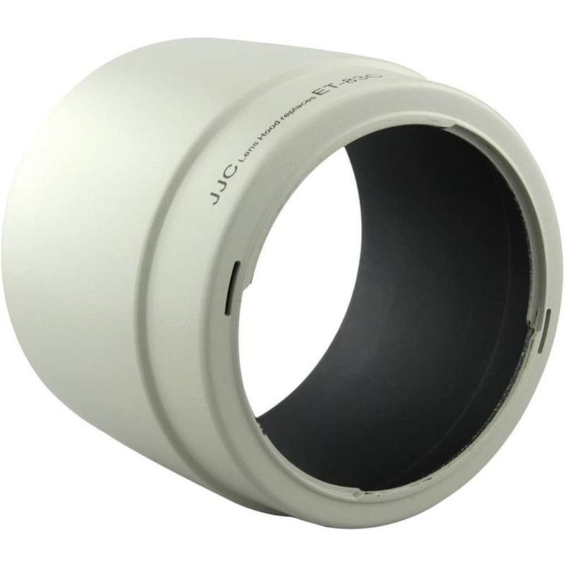 JJC レンズフード 白 Canon ET-83C 互換 EF 100-400mm F4.5-5.6L IS USM レンズ 用 可逆式｜110110-3｜06