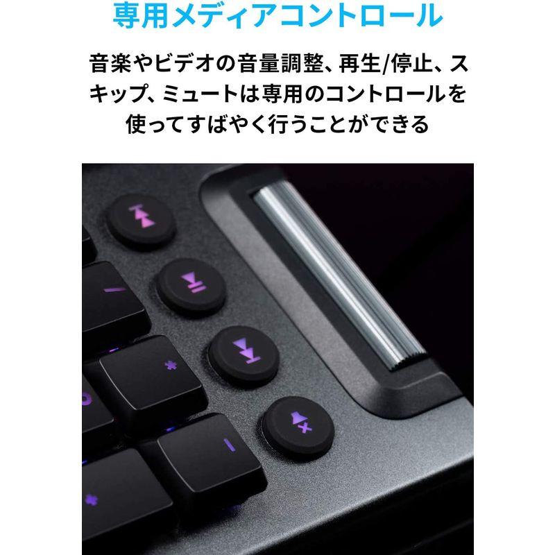 Logicool G ロジクール G ゲーミングキーボード 有線 G813 薄型 GLスイッチ リニア メカニカル キーボード 静音 日本語｜110110-3｜08