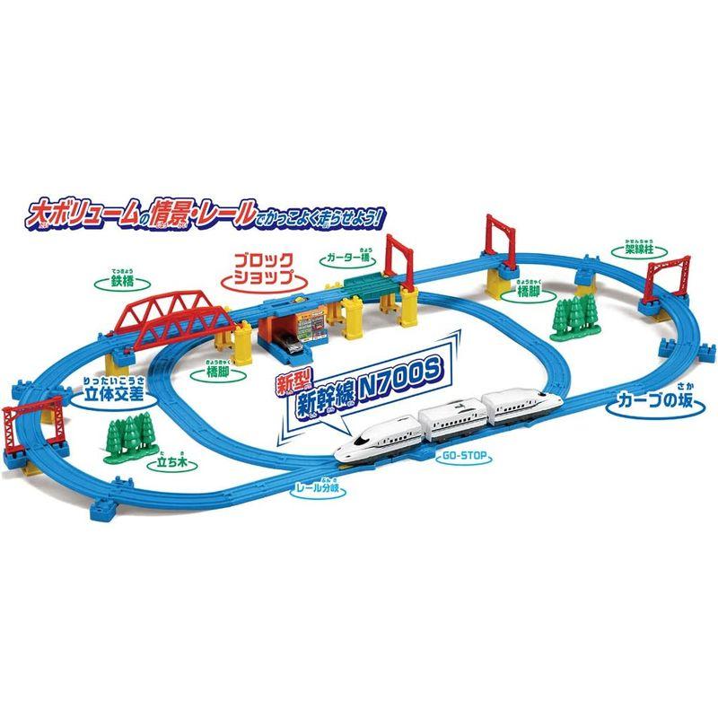 プラレール かっこいいがいっぱい 新幹線 N700S立体レイアウトセット かっこいいがいっぱい 新幹線 N700S立体レイアウトセット 商品名 　プラレール 商品説明 サイズ 　高さ cm　横幅 cm　奥行 cm　重量 kg　 梱包時のサイズとなります 商品自体のサイズではございませんのでご注意ください