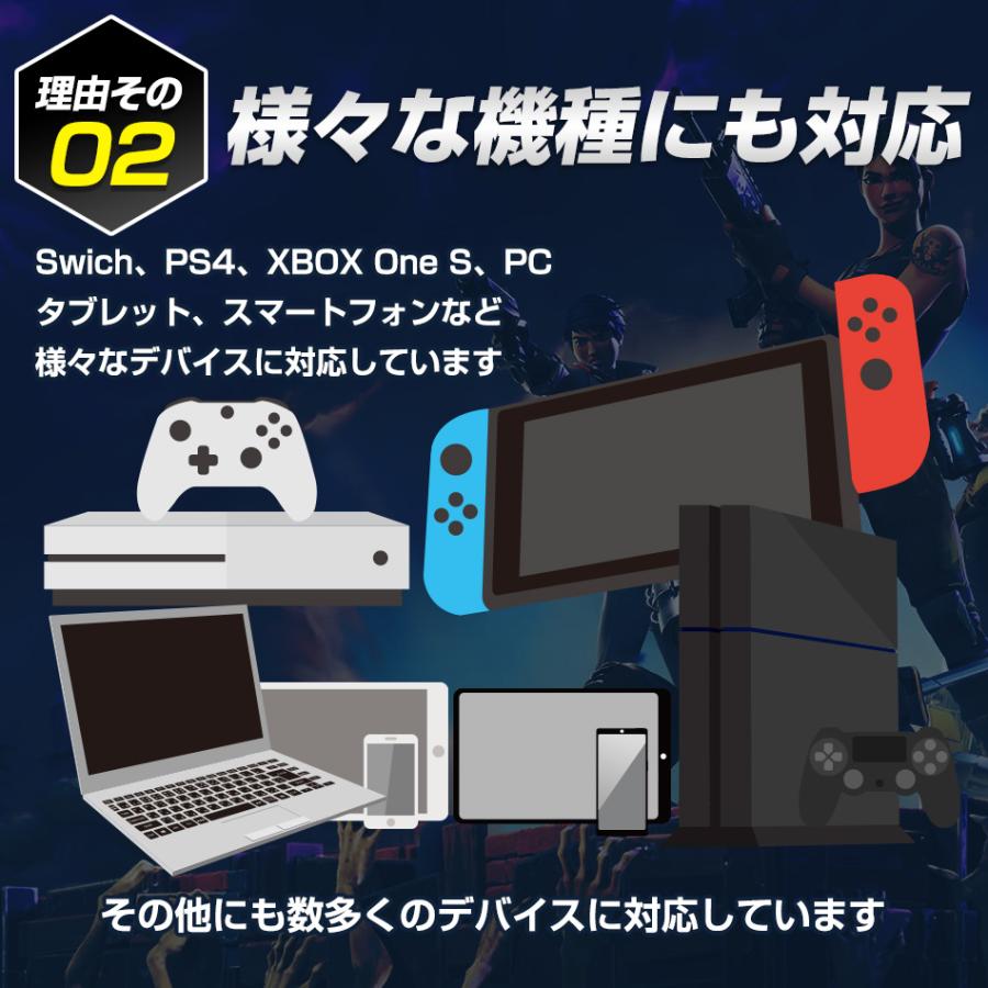 ゲーミングヘッドセット ブルー switch ps4 対応 ヘッドホン マイク付き 高音質 LED 在宅勤務｜1117hugmuu｜11