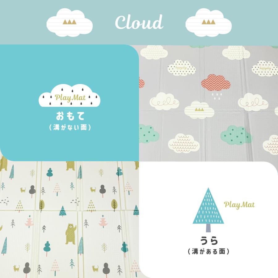 Hugmuu プレイマット 厚み2cm 200×180×2cm 厚手 折りたたみ 防水 床