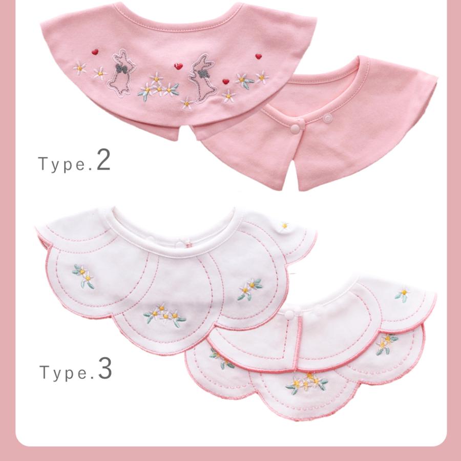 Hugmuu 布スタイ スタイ 3枚セット よだれかけ ビブ コットン 綿素材