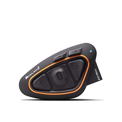 MIDLAND BT X1PRO S シングル C.1411.10 バイク用インカム Bluetooth ヘルメットの中で音楽が聴ける 通話ができる